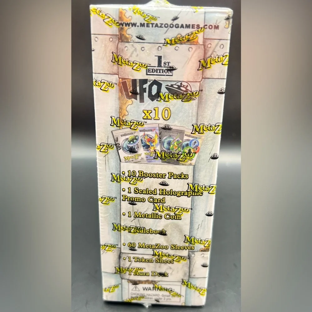 MetaZoo UFO Collectible Card Game Box‎ - White & Yellow- Sealed